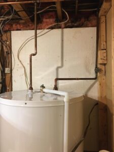 hot water heater tank installation