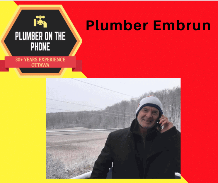 plumber embrun plumber on the phone