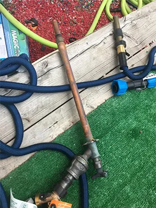 leaking outdoor faucet hose bib installation ottawa plumber
