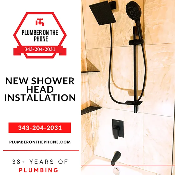 new shower faucet installation ottawa plumber