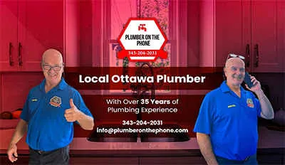 plumber ottawa plumber on the phone